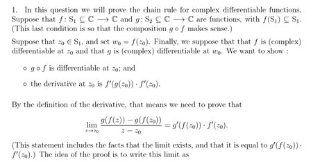 Image result for Complex Chain Rule