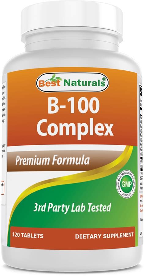 Best Naturals B-100 Complex -- 120 Tablets - Vitacost