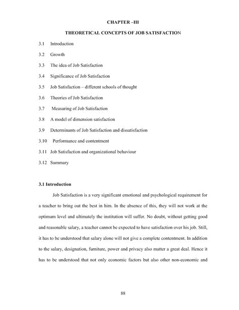 Job satisfaction theories - CHAPTER – III THEORETICAL CONCEPTS OF JOB ...