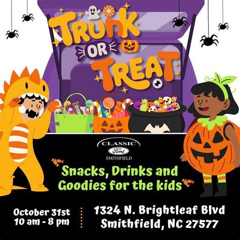 Trunk Or Treat, Classic Ford of Smithfield, 31 October 2025 | AllEvents