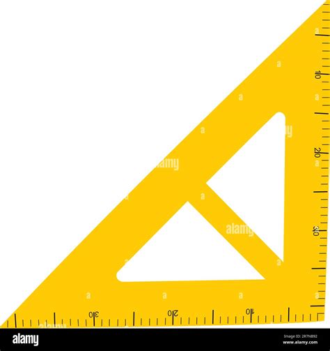 Yellow ruler. Distance measurement Stock Vector Image & Art - Alamy - Range Measurement