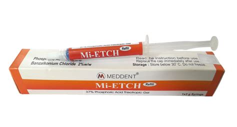Meddent Mi-Etch Phosphoric Acid Thixotropic Gel – Dental Prod