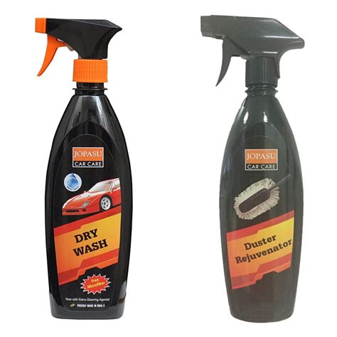 Jopasu Dry Wash (500 ml, White) & Jopasu Duster Rejuvenator (500 ml ...