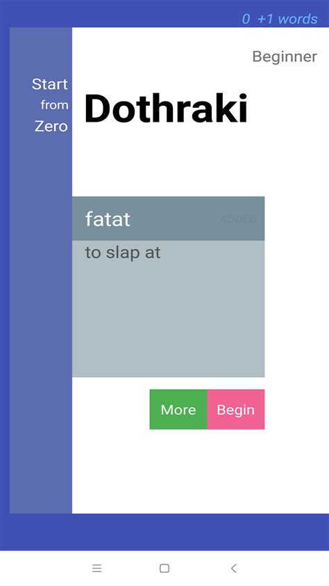 StartFromZero_Dothraki:Amazon.in:Appstore for Android