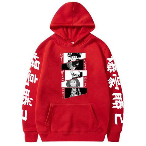 Boku No Hero Academia Hoodie My Hero Academia Izuku Midoriya ...