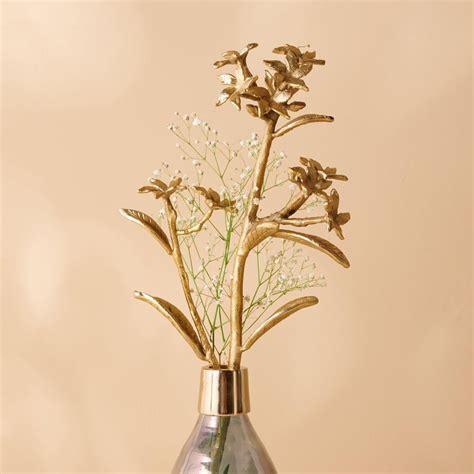 Buy Hoovu Aluminium Multi-Flower Twig - 41.5cm from Home Centre at just ...