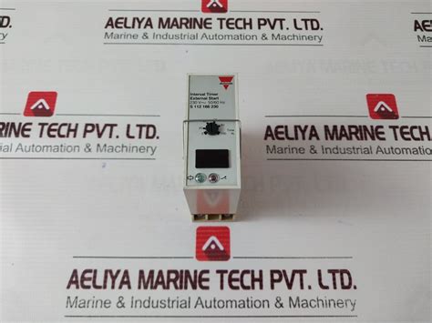 Electromatic S 112 166 230 Interval Timer External Start 230V~ 50/60Hz ...