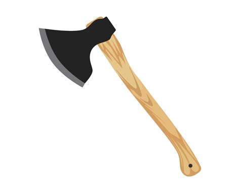 Axe flat icon for web. Simple axe or lumberjack sign vector design ...