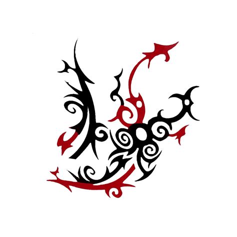 Comet Busters Black and Red Temporary Water Tattoo Sticker (BJ106)