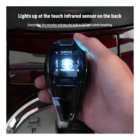 LED Gear Knob - Crystal | 8mm, 10mm, and 12mm Threads | For all Cars i ...