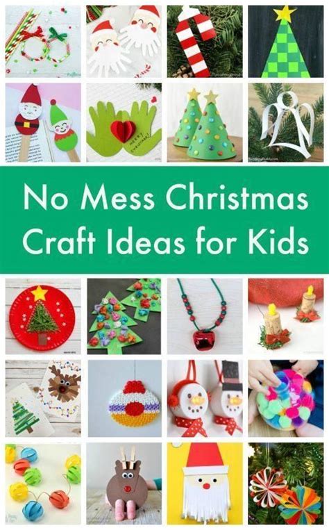 craft ideas no mess