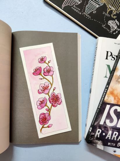 Handmade Bookmark | Floral - Cherry Blossoms Theme – Prithvi Enterprises