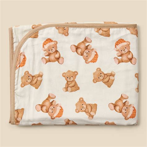 Organic Dohar - Cuddle Bear