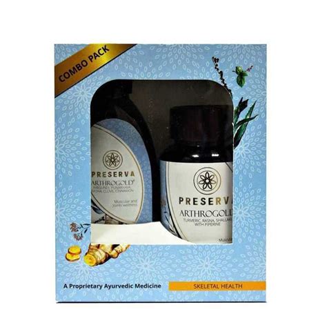 Preserva Wellness Arthrogold Pack for All Bone, Muscle, & Joint Pain