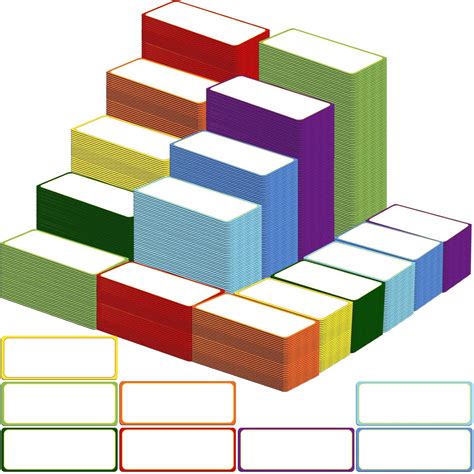 480 Pcs Magnetic Dry Erase Labels Reusable Name Tag Writable Magnetic ...