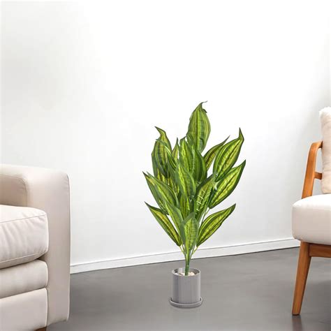 Kuber Industries Tall Artificial Plants with Pot Big Size | Indoor ...