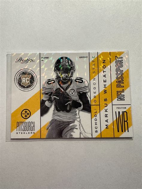 K49,120 - 2013 Prestige NFL Passport Holokote #14 Markus Wheaton #/100 ...