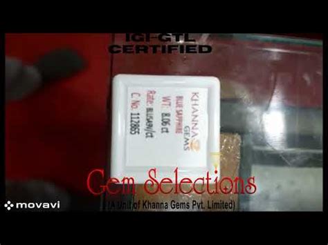 8.06/CT Natural Blue Sapphire With Govt Lab Certificate-BLUSA9V | Gem ...