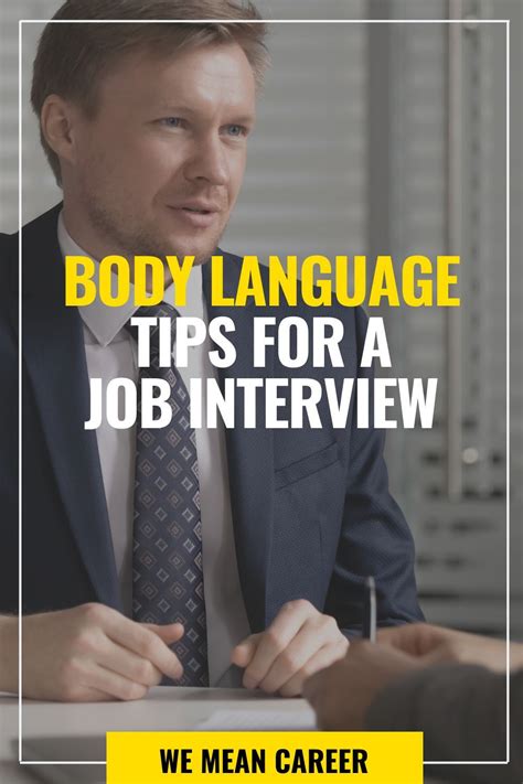 Image result for Interview Body Language Tips