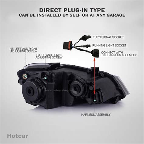 Volkswagen Polo Audi Style Projector Headlights