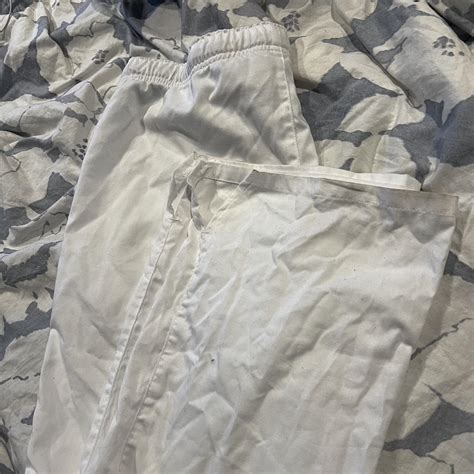 Landau white scrub pants Used in size... - Depop