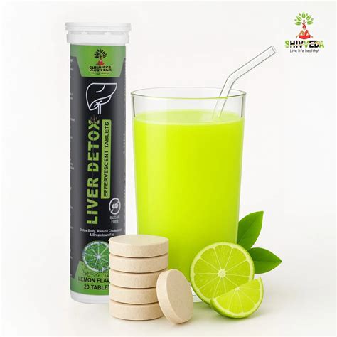 Liver Detox Effervescent Tablets | Natural Liver Cleanse & Digestive S ...