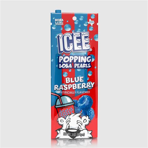 ICEE® Blue Raspberry Popping Boba (12 Pouches) – Classic Slushie Flavor ...