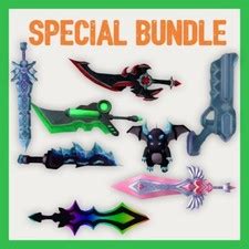 Buy Mm2 SET BUNDLE HEARTBLADE ICEFLAKE SET BIOBLADE PRISMATIC FROSTBITE ...