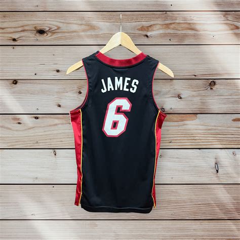 LeBron James Heat Jersey by adidas – Swingman Edition – Vintage Throwbacks