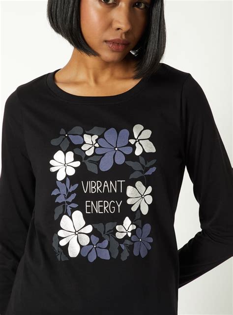 Buy Women Floral Print T-shirt Online at just Rs. 499.0 - 1000016122359 ...