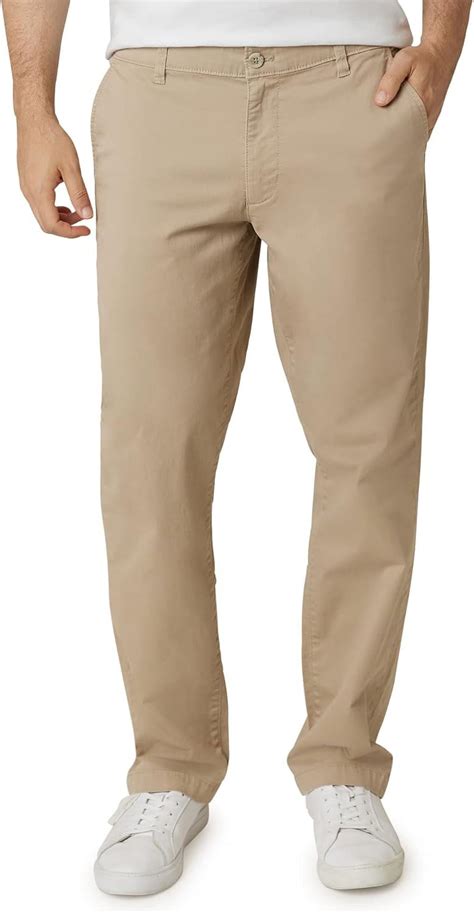 Chaps Men's Big and Tall Khaki Pants - Classic Straight Fit Casual Pant ...