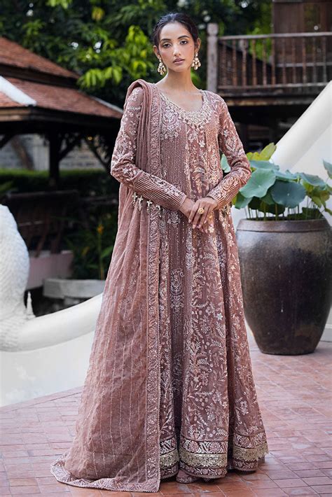 Mushq Roohi Peach Net Wedding Pakistani Suit – Vaniya | Perfect for ...