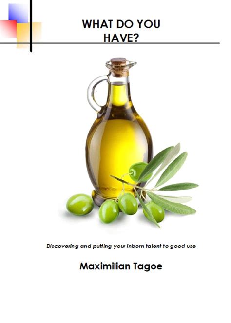 WHAT DO YOU HAVE?: Discovering and putting your inborn talent to good ...