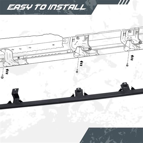 Buy Snailfly Rock Rails Fit for Ford Bronco 4 Door Rock Sliders Nerf ...