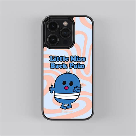 Buy Little Miss Back Pain Glass Case Mobile Cover | Cover It Up