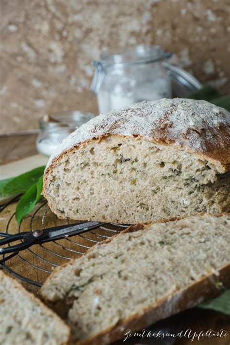 Würziges Bärlauch-Dinkel-Brot - Zimtkeksundapfeltarte