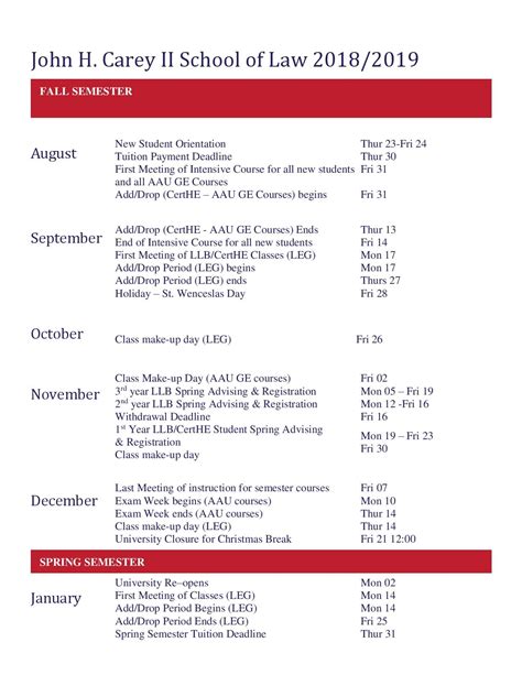 Ramapo College Fall 2025 Calendar