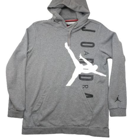Jordan Men's Grey Sweatshirt | Depop
