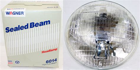 Wagner Sealed Beam 7 Round Headlight 6014 12v Car Truck | Desertcart INDIA