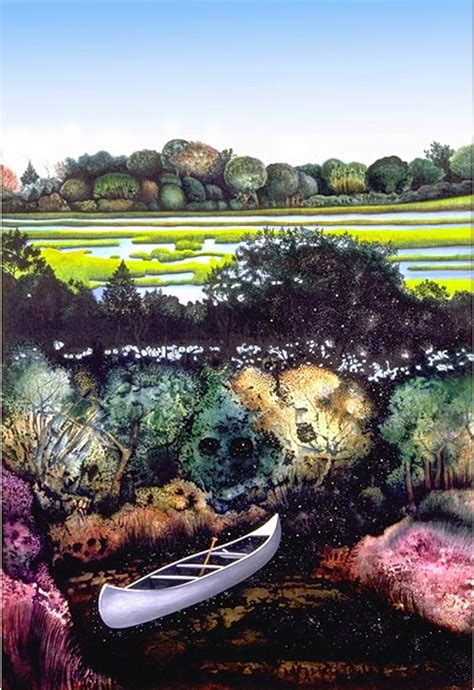 Spirit Canoe 2 Painting by Edward Joseph | Saatchi Art