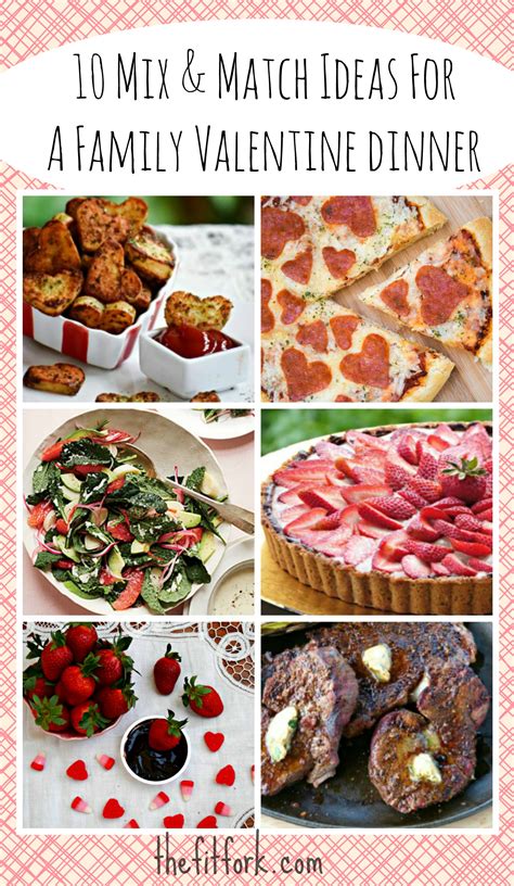 Fast, Fit Family Valentine Dinners – Mix and Match Menu | thefitfork.com