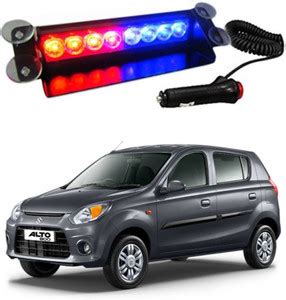 BRPEARl 8 LED Police Car Flashing Lights for - Alto Interior Light Car ...