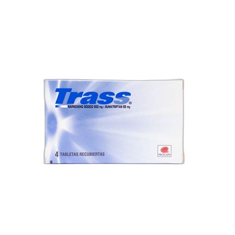 Trass Naproxeno Sumatriptan 500Mg /85 Mg Caja X 4 Tabletas Procaps