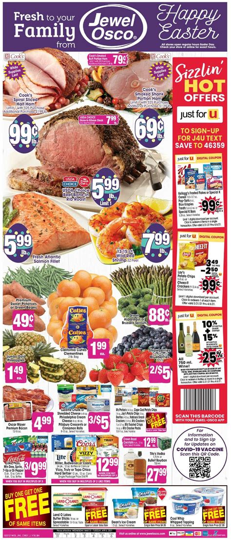 Jewel Osco Weekly Ad from March 31