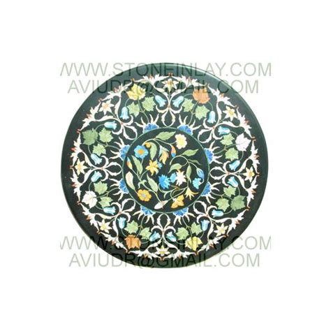 Pietra Dura Coffee Tea Center Table Top | AVI International