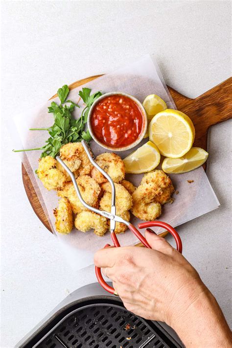Air Fryer Breaded Shrimp - Food Faith Fitness