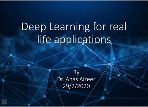 Image result for Real Life Example of Deep Learning