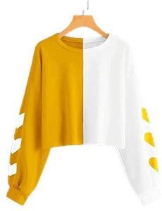 Girls Crop Sweatshirt - Buy Girls Crop Sweatshirt online at Best Prices ...