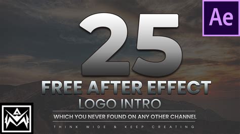 Best 25 New and Unique Logo Intro After Effects Template Free Download ...
