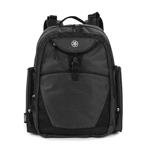 Buy Jeep Jeep Adventurers Diaper Backpack, Black Pin Dot/Grey Online at ...